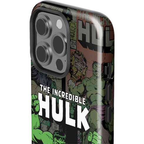 Marvel Classic Comics Hulk Fighter Vintage iPhone 15 Pro Impact Case